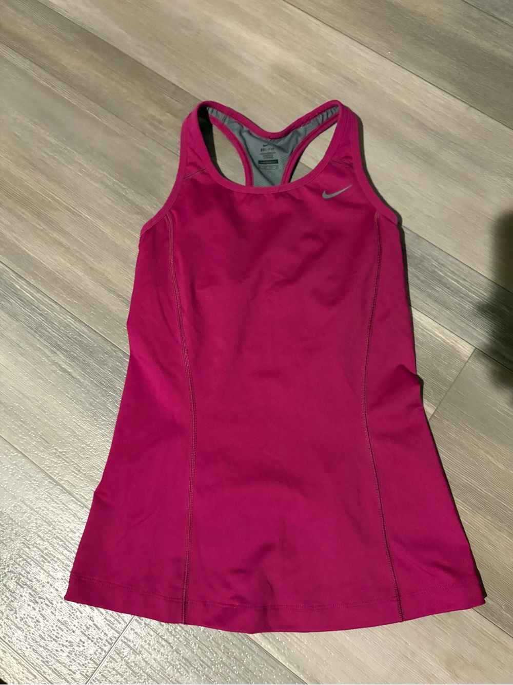 Nike Magenta Racerback Dri-FIT Tank Top
